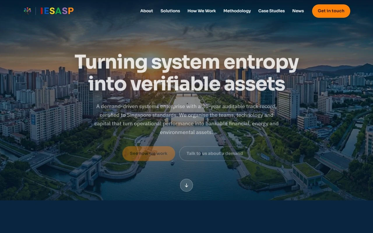 IESASP Redesign Concepts interface screenshot